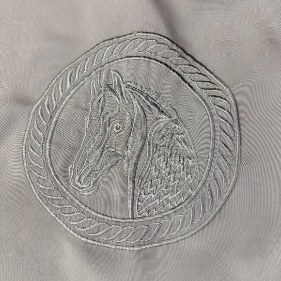 Vintage Daniali USA‎ Shiny Disco Shirt Embroidered horse Men Size Medium Used - Picture 7 of 10